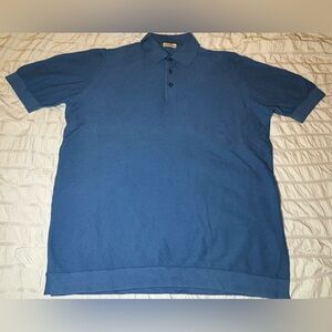 Blue Gran Sasso 100% Polo Shirt